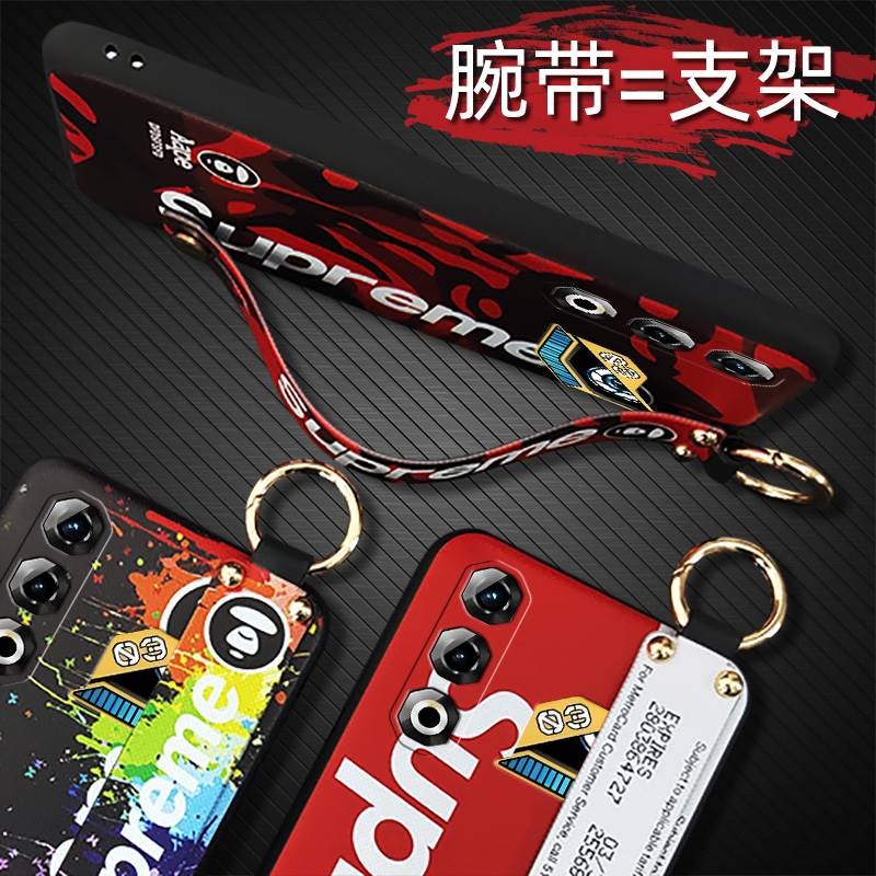 Ốp lưng mềm silicon ZTE Nubia Neo3 GT 5G, bảo vệ chống va đập, dây đeo tay kèm, vòng chống thấm nước