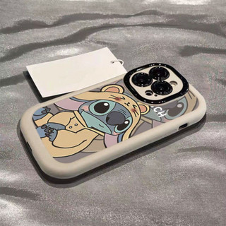 Ốp điện thoại hoạt hình Stitch cho iPhone 16 / 15 / 14 / 13 / 12 / X / 7 / 11 / Plus / pro Max bao gồm tất cả các loại silicon mờ mềm bền chống rơi