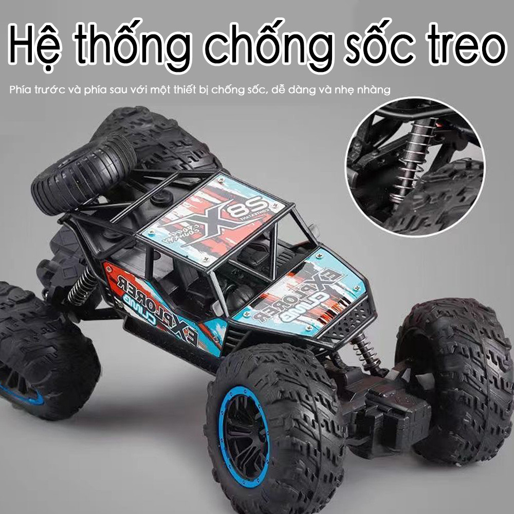 Xe điều khiển địa hình offroad + pin Xe RC 20KM/H Xe điều khiển từ xa 2.4GHz Xe tải