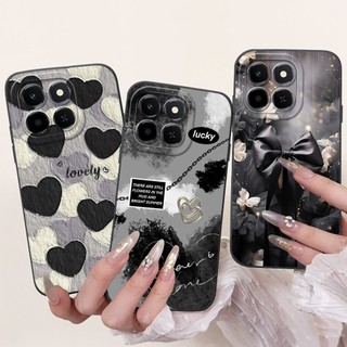 Vỏ Mới Cho Huawei Honor X6c Ốp Lưng 2025 Sơn Silicon Mềm Bảo Vệ Camera Cho HonorX6c X 6c 4G Ốp Lưng