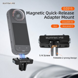 Dành Cho Insta360 X5 Từ Tính Phát Hành Nhanh Adapter Phụ Kiện Ace / AcePro2 Camera Phát Hành Nhanh Đứng Mở Rộng Adapter Phụ Kiện Máy Ảnh