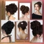 Kẹp móng vuốt KANGN, Tóc tổng hợp​​ ​​Kẹp mở rộng Flower Bud Wig Bun, Bun xoăn lộn xộn​​ Phụ kiện tóc Fluffy Ball Head Wig Bun Head ​​Tạo kiểu tóc nhanh​​