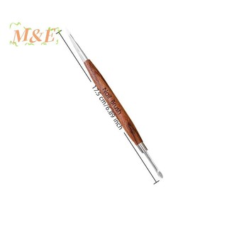 [M & E-t] Gỗ Đôi Đầu Móng Tay Nghệ Thuật Bàn Chải Khắc Hoa Tranh Bút Trộn Bút DIY Dụng Cụ Làm Móng Tay Đa Năng Mới