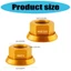 Shas Chống Ăn Mòn Xe Đạp Hub Đai Ốc Đa Năng Cố Định Gear Hợp Kim Nhanh Gắn