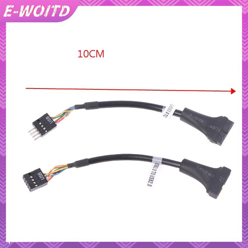 E-woitd Bo Mạch Chủ USB 3.0 Sang 2.0 Adapter Đầu Cáp Chuyển Đổi Mainboard Header Bridg HNVN