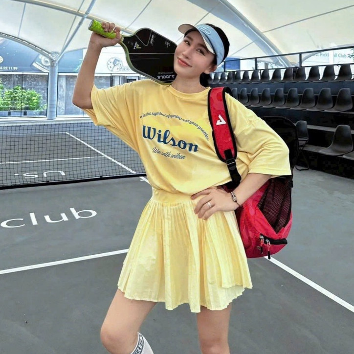 [Pickleball NEW] Bộ thể thao nữ, Bộ WIL.SON, Bộ váy áo chơi Pickleball Golf Tennis...VNXK