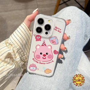 Cho Ốp Lưng IPhone 17 16 15 11 13 14 12 17 Pro Max X XS XR Max 16 15 14 8 7 Plus SE 2020 Ốp Lưng Loopy Hoạt Hình