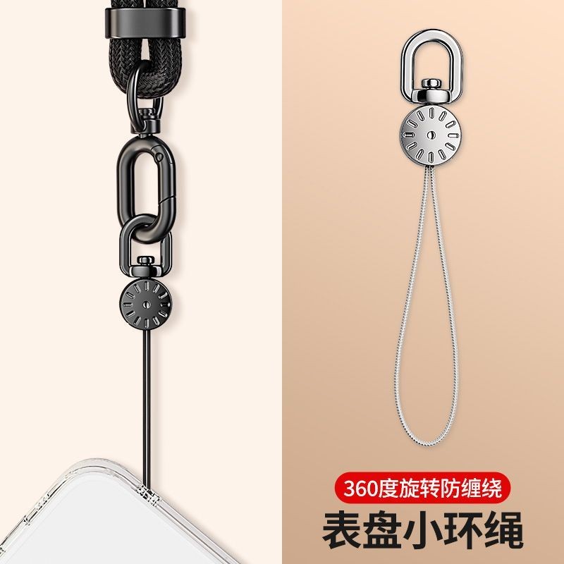 Chống thất lạc!!!Shop Bán Chạy Điện Thoại Di Động Dây Xoay Đầu Dây Nhỏ Kim Loại Dây Ngắn Dây Mạnh Mỏng Cổ Tay Treo Cổ Đeo Ngang Móc Đa Năng Mặt Dây Chuyền Điện Thoại Di Động Phụ Kiện Đa Năng