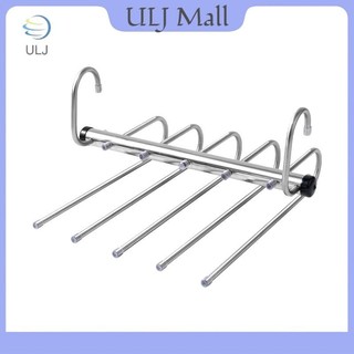 ULJ Gấp Quần Móc Treo 5 / 9 Lớp Thép Không Gỉ Tiết Kiệm Không Gian Giá Treo Quần Áo Sắp Xếp Cho Tủ Quần Jean Quần Khăn.