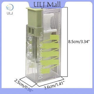 Hộp đựng tăm nha khoa tự động ULJ Chăm sóc vệ sinh răng miệng Hộp đựng bóng nha khoa di động Tiện lợi với 10 chiếc Chỉ nha khoa.