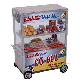 Mô hình gỗ tự lắp ráp DIY- Thế Giới Tí Hon- Hàng Rong - XE BÁNH MÌ VIỆT NAM - HR13 (Sản phẩm chưa kèm keo)