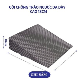 (+_+) Gối Chống Trào Ngược Dạ Dày Cao Cấp Loại Lớn : 70x60x18CM. Giảm Viêm Họng, Ho Đêm, Nghẹn Cổ...