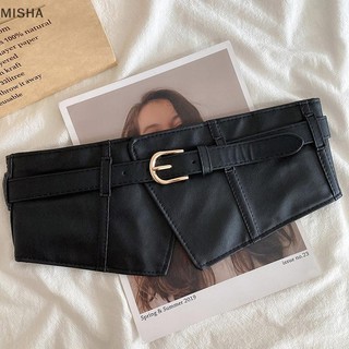 Misa Da Có Thể Tháo Rời Thắt Lưng Thời Trang Pin Khóa Rộng Thắt Lưng Vintage Áo Đầm Thắt Lưng Cho Nữ