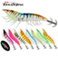 1 Máy Tính Dạ Quang Mực Tôm Jig Dụ Nước Mặn Gỗ Tôm Mồi Cứng Nhân Tạo Mực Spinner Mồi Câu Cá Jig Cho Bạch Tuộc Câu Cá.