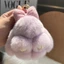SAVORBOX Pompoms Bow Rabbit Mặt dây chuyền, Treo trang trí Búp bê nhồi bông Móc khóa búp bê thỏ lông tơ, Phụ kiện túi móc khóa xe sang trọng hoạt hình dễ thương