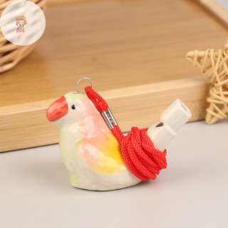 TWE 1 Màu Vẽ Nước Chim Còi Gốm Nước Chim Còi Nhạc Cụ Dễ Thương Ngoài Trời Đội Thể Thao Còi VN