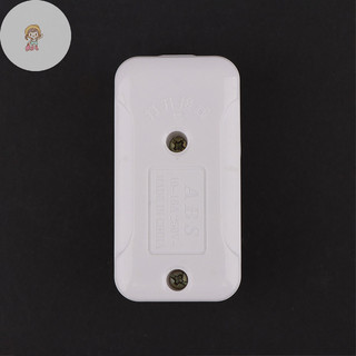 TWE Trắng BẬT TẮT Nút Nhấn Bàn Đèn Led Trực Tuyến Điều Khiển Giữa Cab Đầu Giường Điện 6A 250V VN