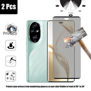 2 Chiếc Kính Cường Lực Chống Gián Điệp Chất Lượng Cao Bảo Vệ Màn Hình Cho Honor 200 Pro 70 5G 9D Kính Bảo Vệ Chống Nhìn Trộm Phim
