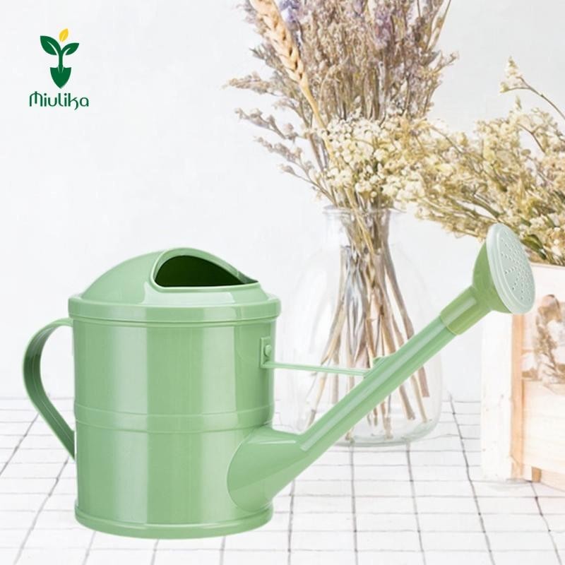 Bình tưới Miulika 1.5L vòi dài, dụng cụ làm vườn di động, bình tưới cho chậu ngoài trời