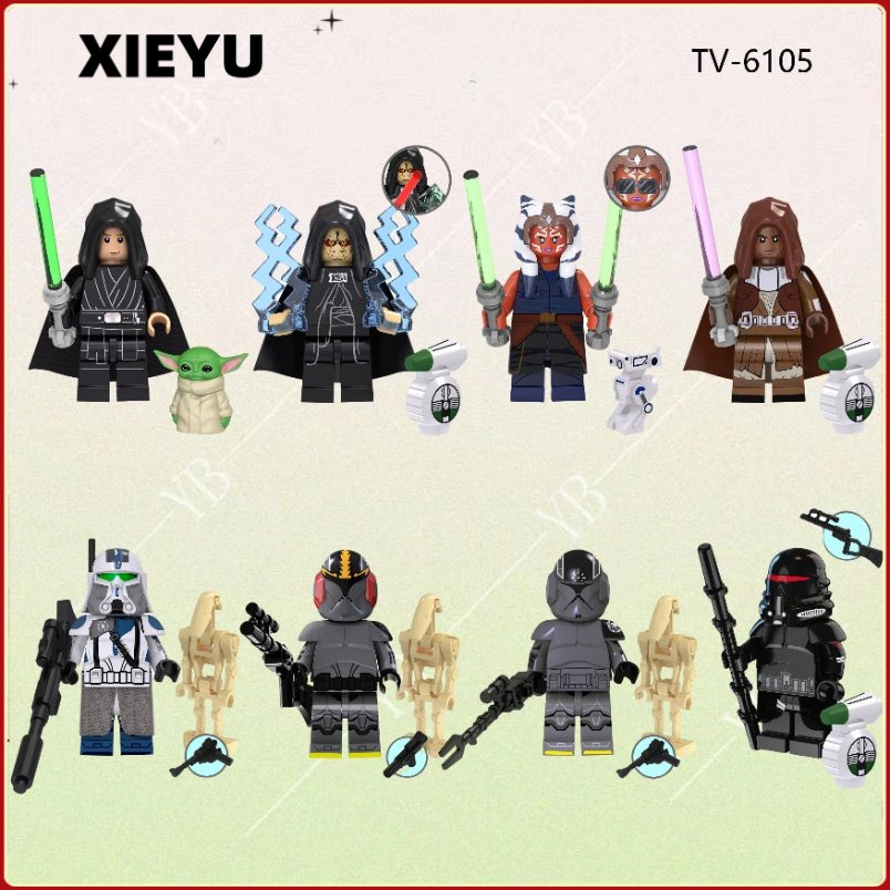 Mô Hình Lắp Ráp Nhân Vật Luke Skywalker Palpatine Trong Phim Star Wars ...