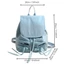Ba lô nữ OLVIDO, Ba lô học sinh Nylon Y2K, Thời trang công suất lớn Thiết kế nơ màu trơn Ba lô đại học Du lịch