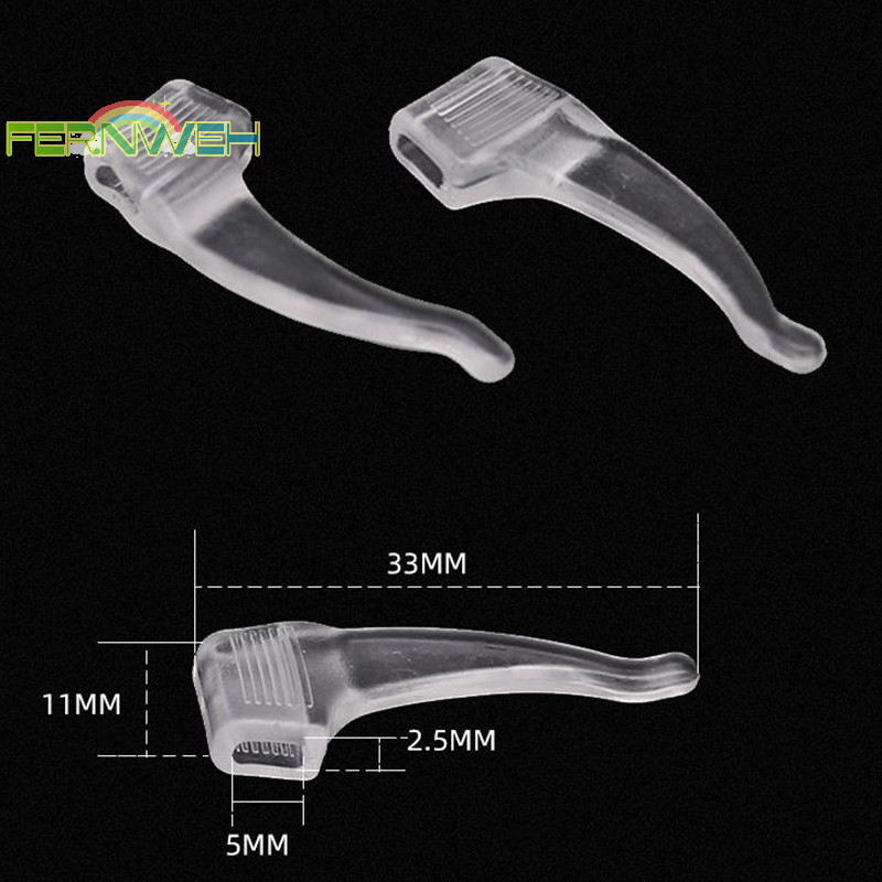 [Fernweh] 1 Cặp Kính Chống Trượt Móc Tai Đầu Kính Mắt Grip Temple Silicone Chống Trượt Giá Đỡ Kính Khung Tay Chân Phụ Kiện [MỚI]