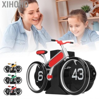 Xihoho Đồng hồ lật xe đạp Dễ đọc Chế độ retro xuống 12 giờ cho văn phòng tại nhà