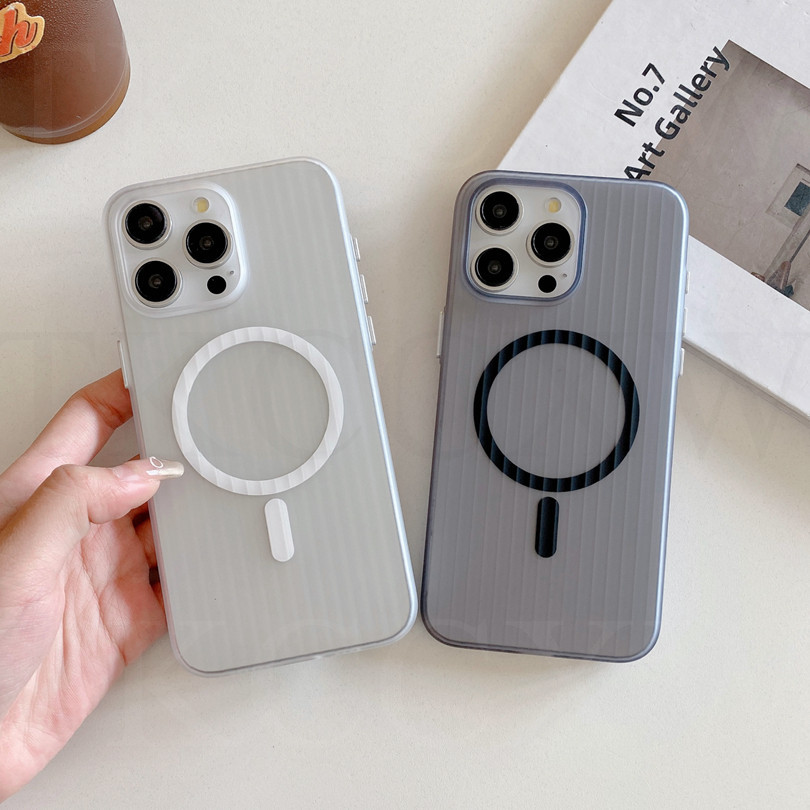 Ốp Điện Thoại Từ Tính Mềm Mờ Cho Xiaomi 14 13 Ultra 13 14 13T Pro Poco F5 F6 Pro Ốp Lưng Silicon Trong Suốt Chống Sốc