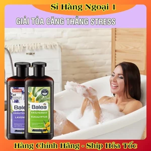 Sữa tắm thảo dược tạo bọt hương Bạch Đàn và Hoa Oải Hương Balea 500ml - Hàng nội địa Đức