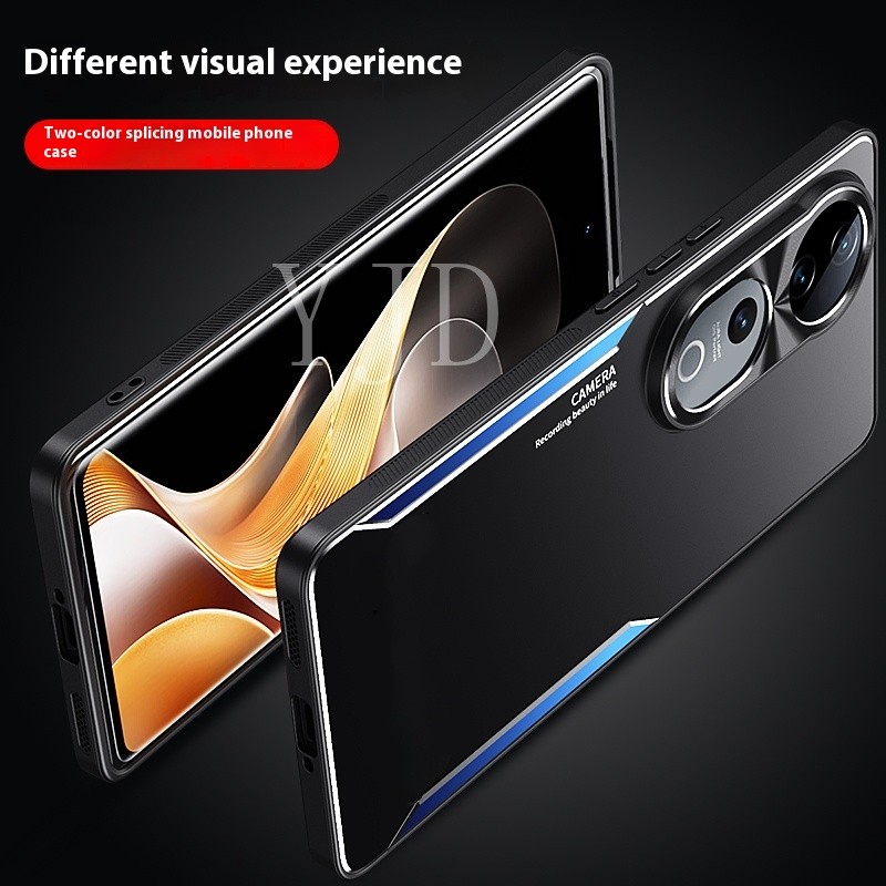Ốp Lưng Cho Vivo V40 Pro Hợp Kim Nhôm Kim Loại Bao Gồm Tất Cả Vỏ Điện Thoại Chống Sốc
