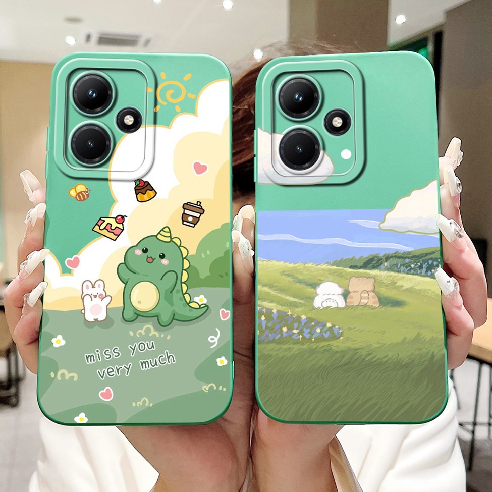 Ốp lưng Redmi 12 5G 12R 5G Thẩm Mỹ Thời Trang Dễ Thương Gấu Trúc Sơn Ốp Lưng Redmi 12R 5G Ốp lưng 6.79 ''