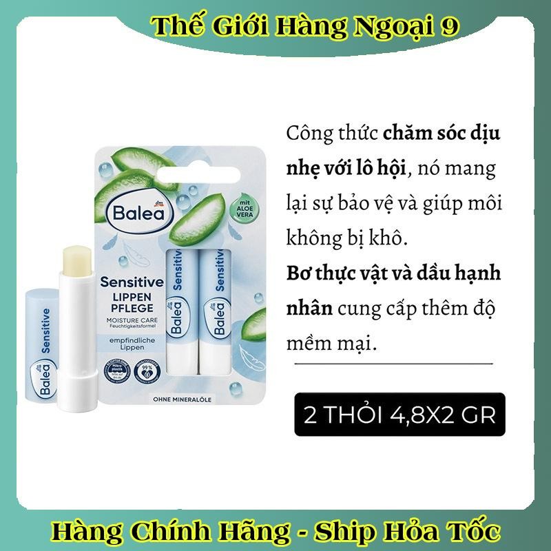[auth] Son dưỡng môi  giúp môi căng bóng, mềm mịn Balea nội địa Đức,Đủ Bill [Hot]