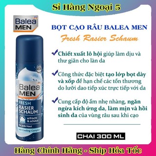 [Date mới nhất] Bọt cạo râu, Kem cạo râu Balea men Rasier Creme của Đức