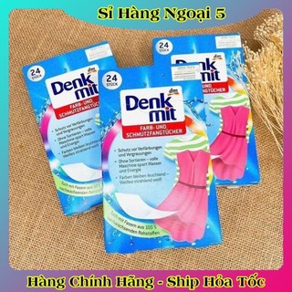 [auth] Giấy hút màu và chống phai màu quần áo DENKMIT 24 tờ- Nội địa Đức Đủ Bill [Hot]
