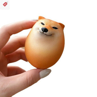 Alik Sáng Tạo Shiba Inu Thực Tế Hình Trứng PVC Trang Trí Bàn Làm Việc Cho Chó & Trứng Trang Trí Liên Minh Cho Văn Phòng Tại Nhà Quà Tặng Giáng Sinh Vui Vẻ VN