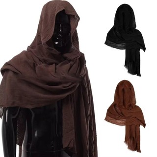 Áo hoodie cổ điển cướp biển thời trung cổ ZENITHCO dành cho nam, Áo choàng quấn màu đen / nâu Unisex, Áo hoodie thời trung cổ nhẹ