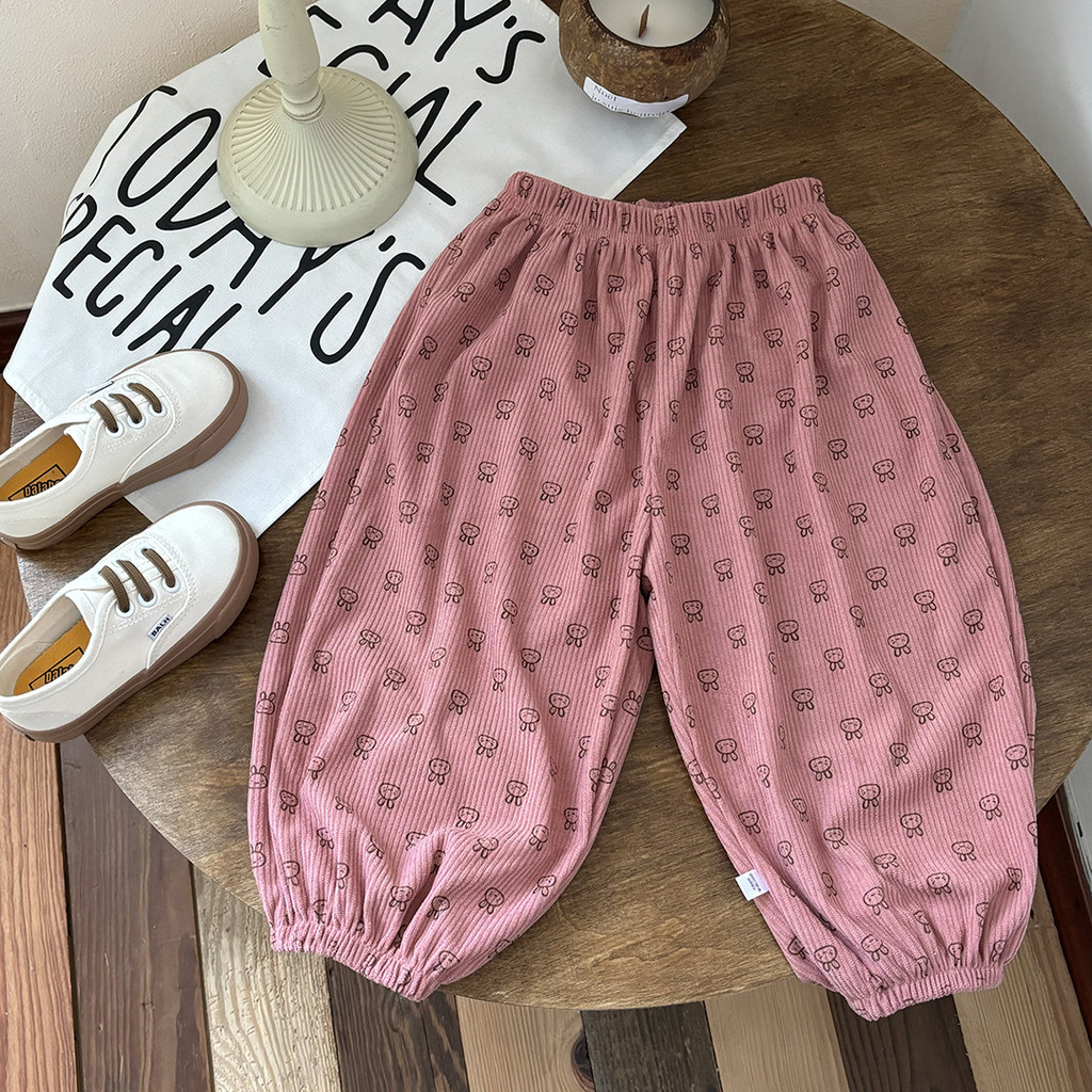Trẻ Em Phong Cách Mới Quần Thể Thao Ren Mùa Thu Rời Phiên Bản Hàn Quốc Quần Hậu Cung Bé Trai Bé Gái Quần Thường Ngày 0SQG