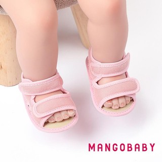 Mg-baby Bé Gái Bé Trai Dép Mùa Hè Đế Mềm Mở Ngón Chân Vải Đế Giày Đi Bộ Cho Bé Sơ Sinh