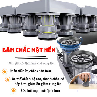 Chân đỡ máy giặt 8 trụ đứng 4 Myd.23 kệ đế tủ lạnh bánh trụ tùy chỉnh độ cao linh hoạt tiện dùng