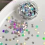 1Jar Laser Asterism Foil Flakes Nail Sequins Nail Art Trang trí móng tay Mẹo làm móng tay Ch Dành cho nữ Cô gái Phụ kiện DIY [làm đẹp]