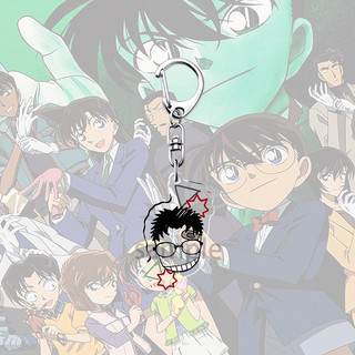 Thám tử Conan acrylic móc khóa Matsuda Jinhira Hagihara Kenji ngoại vi anime hai chiều Shin-chan