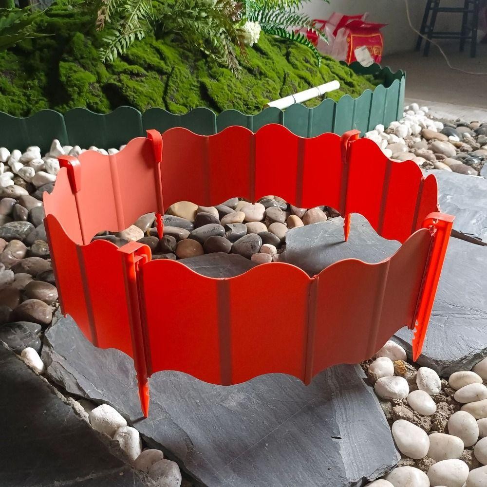 Biên giới viền cảnh quan CHEESELY, hàng rào trang trí cho cỏ, vườn, hoa; bảng DIY màu xanh lá