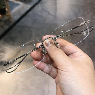 Kính chặn ánh sáng xanh Chống căng mắt Kính thời trang không vành để đọc sách Chống căng mắt Kính thời trang không vành để đọc sách Máy tính Kính chặn ánh sáng xanhThời trang
