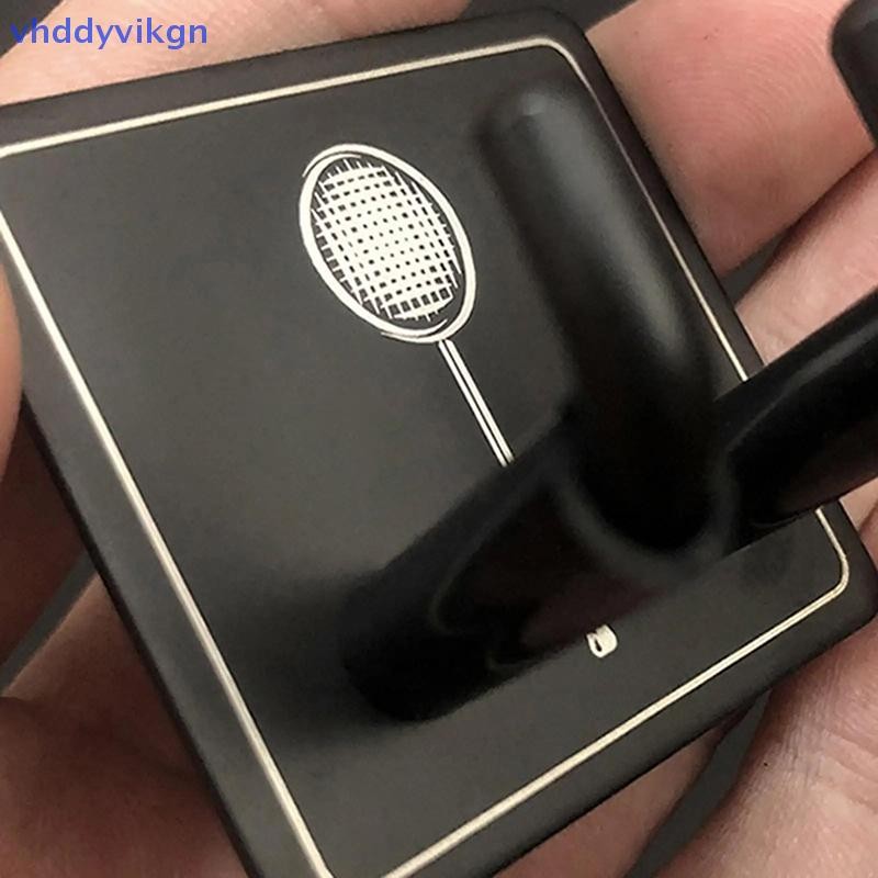 Vhdd Treo Tường Vợt Giá Đỡ Vợt Tennis Vợt Cầu Lông Giá Đỡ Thép Không Gỉ Móc Treo Tường Lưu Trữ VN