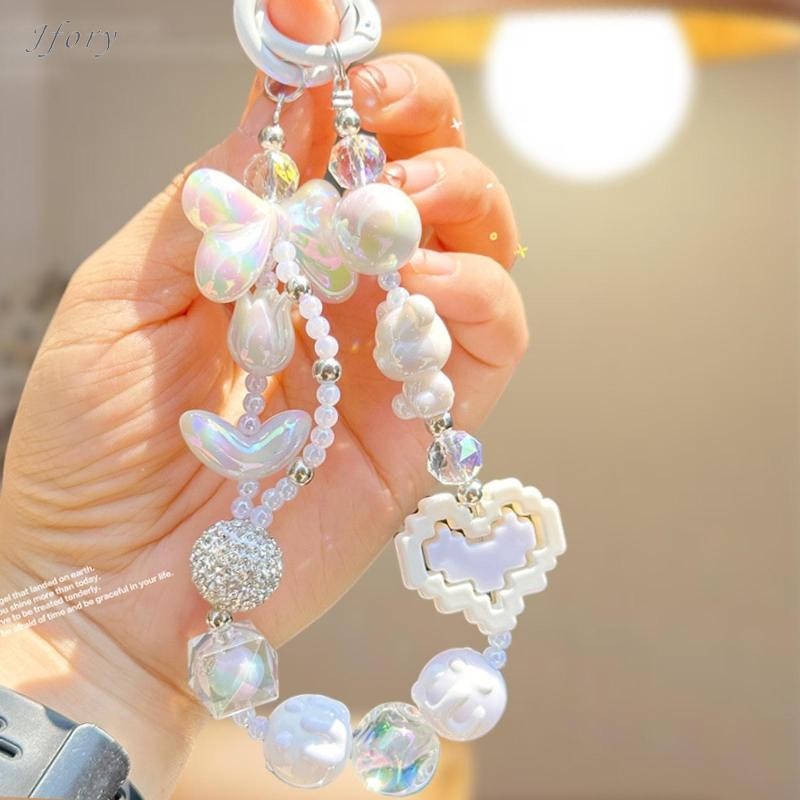 Jfory Đính Hạt Móc Khóa Quyến Rũ Hạt Túi Trang Trí Trang Trí Treo Trang Trí Đảng Vòng Tay Móc Khóa Móc Khóa Quà Tặng Sinh Nhật