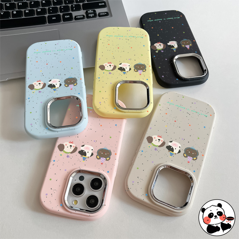 Ốp Điện Thoại Hình Bầu Dục Dễ Thương Cho OPPO A60 A79 A54 A18 A38 A58 4G A15 A15S A92 A72 A52 A1K A7 A12 A5S F9 Vỏ Mềm Hoạt Hình Dễ Thương Chó Con Chó Con Chấm Bi