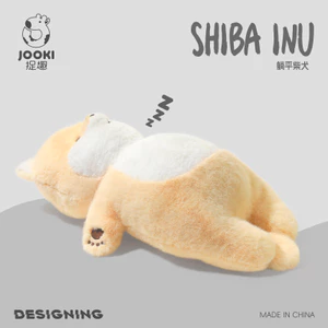 Nằm Phẳng Shiba Inu Sang Trọng Đồ Chơi Chó Con Dễ Thương Búp Bê Búp Bê Búp Bê Quà Tặng Sinh Nhật