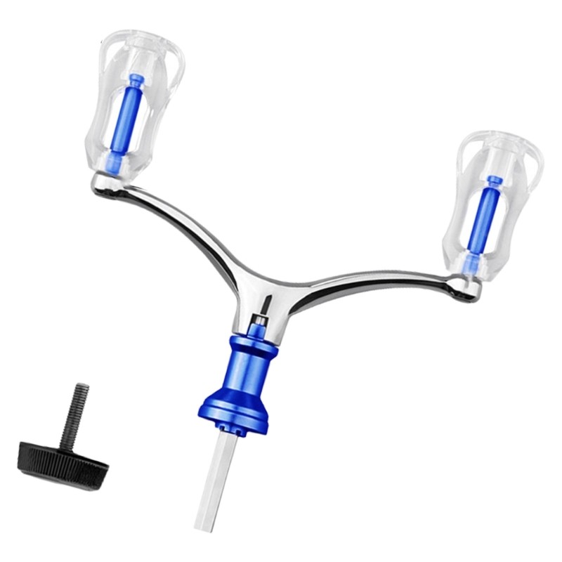 IOR Tay Cầm Đôi Máy Câu Tay Cầm Lắp Ráp Phần Baitcasting Máy Câu Tay Cầm