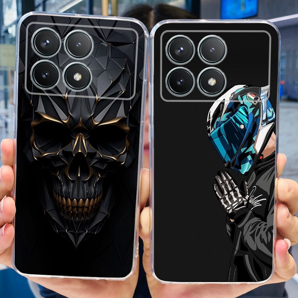 Ốp lưng Redmi K70 K70E K70Pro Thẩm mỹ trong suốt Vỏ nhựa TPU mềm hình gấu trúc dễ thương Redmi K70 Pro Vỏ điện thoại trong suốt