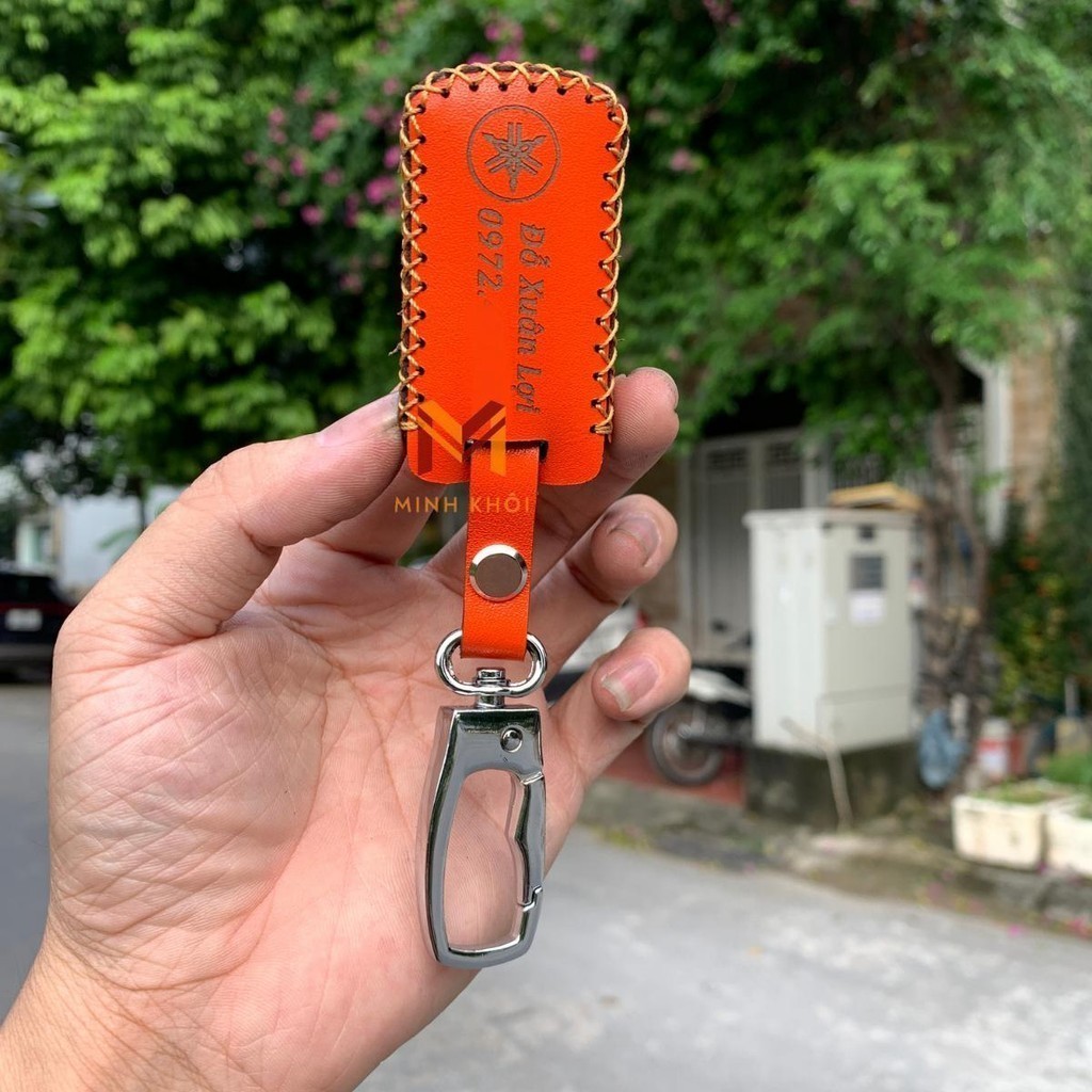 Bao Da Chìa Khóa Smartkey Yamaha NVX, Janus, Nozza Grande, FreeGo, Latte, Exciter 155 khâu thủ công